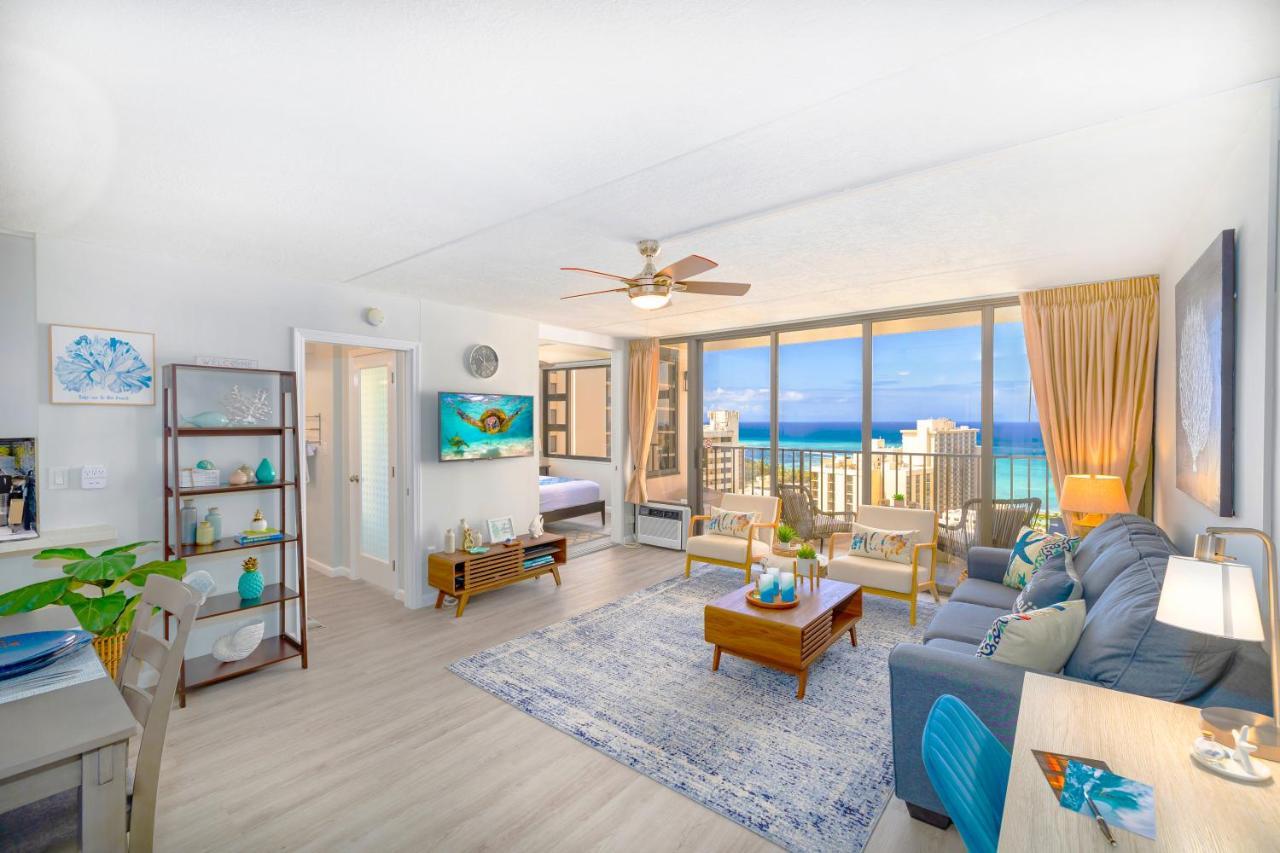 Waikiki Upscale 1 Bedroom - Ocean Views - Parking Honolulu Exterior photo