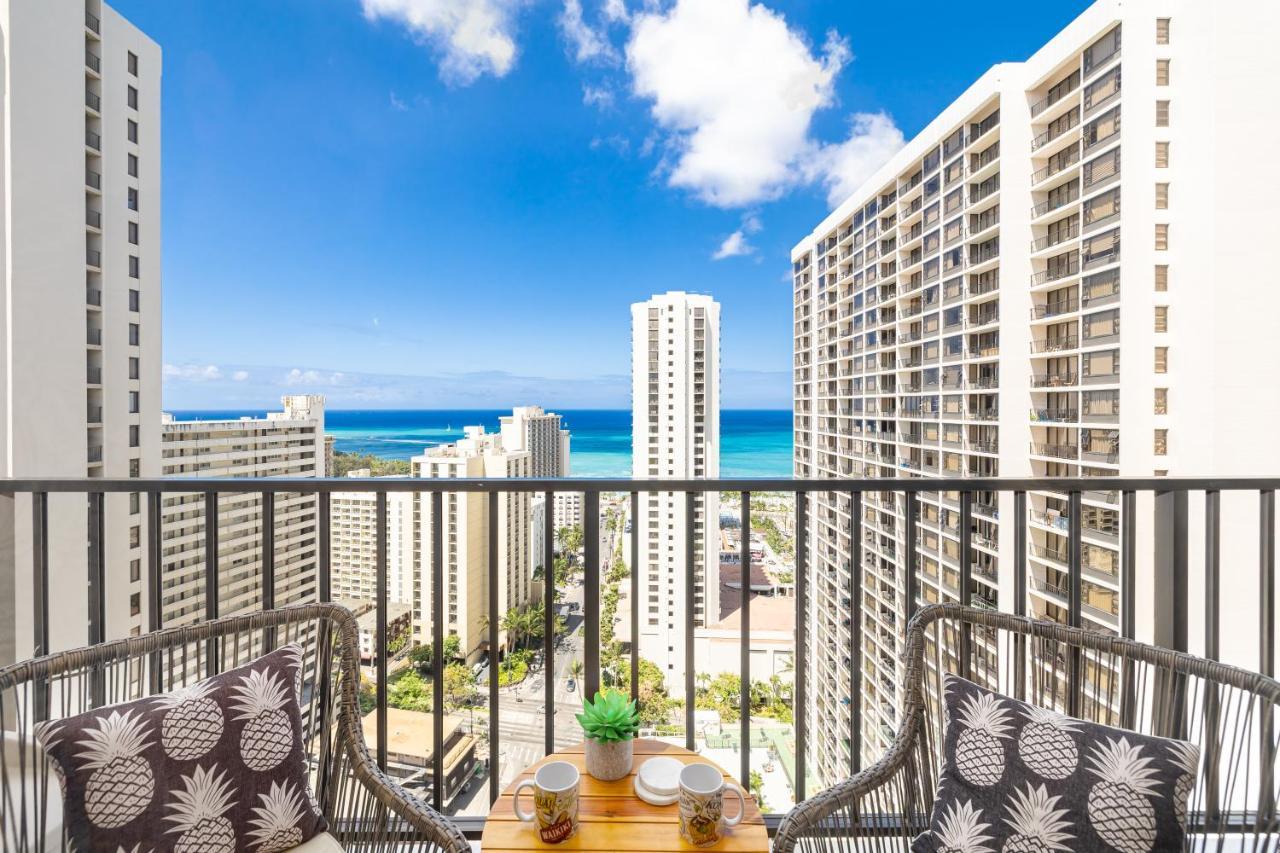 Waikiki Upscale 1 Bedroom - Ocean Views - Parking Honolulu Exterior photo