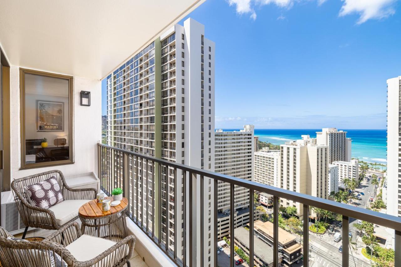 Waikiki Upscale 1 Bedroom - Ocean Views - Parking Honolulu Exterior photo