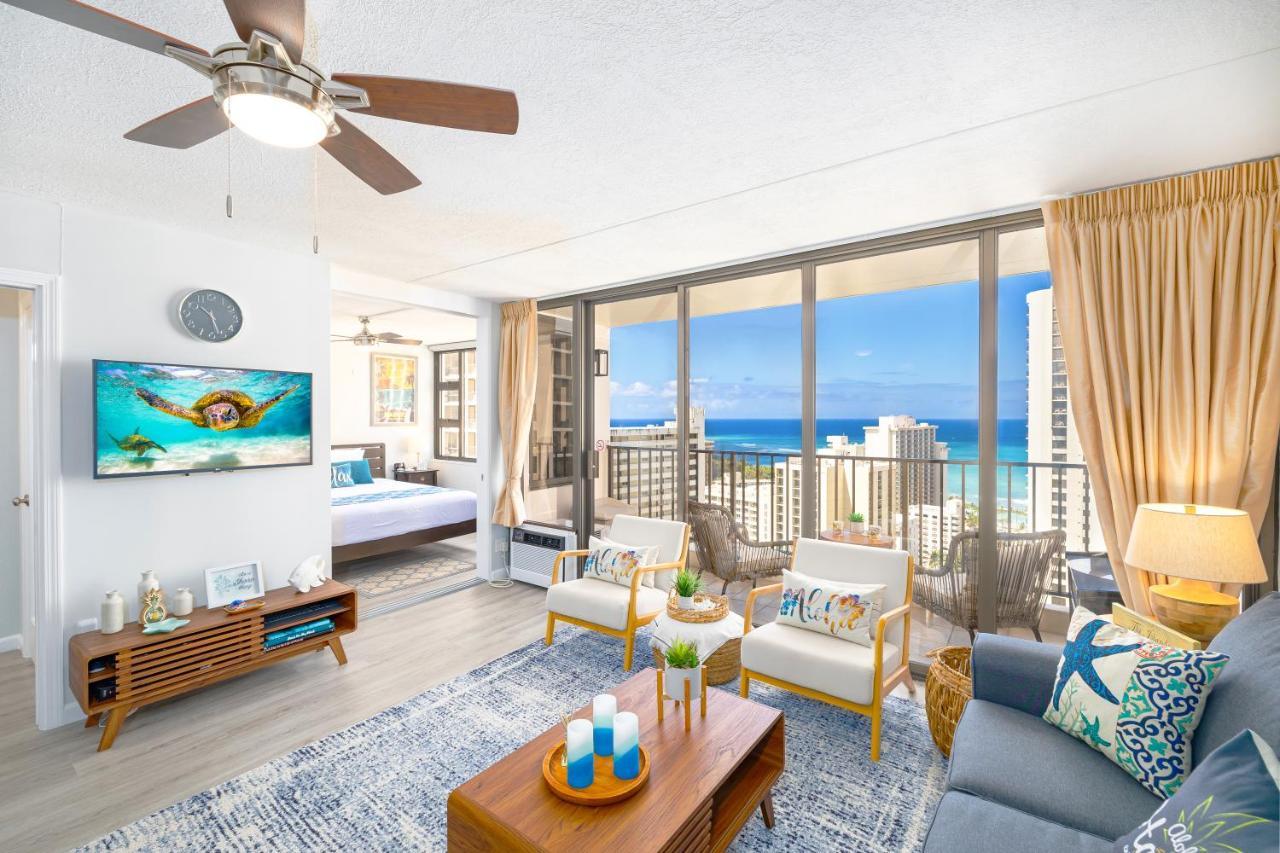 Waikiki Upscale 1 Bedroom - Ocean Views - Parking Honolulu Exterior photo